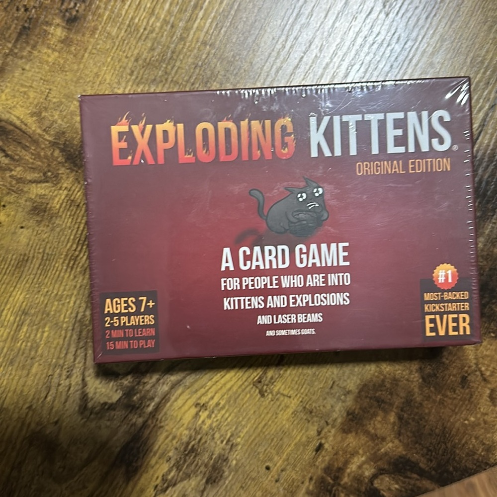 Exploding Kittens Card Game Original Addition - Picture 2 of 8